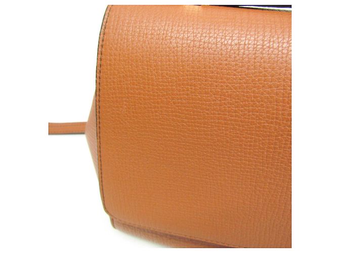 Bottega Veneta Palmerath ANGLE 576143 Damen Leder Schultertasche Kamel - Ansicht 5