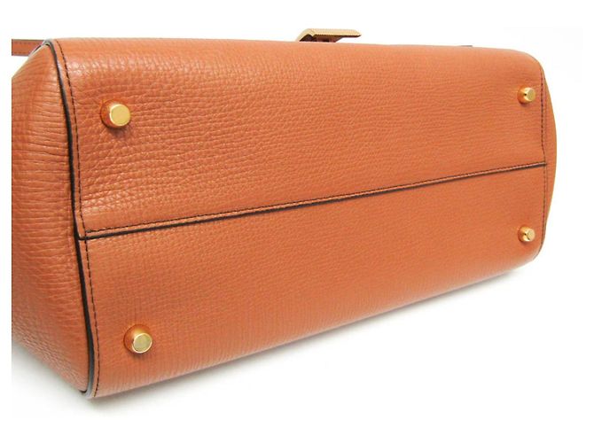 Bottega Veneta Palmerath ANGLE 576143 Damen Leder Schultertasche Kamel - Ansicht 6