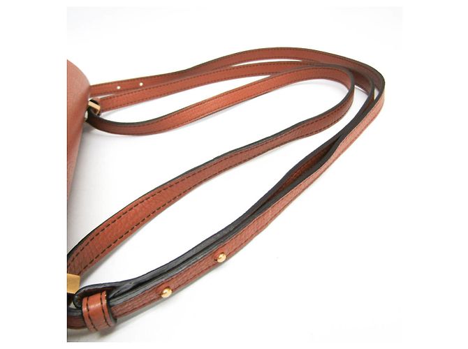 Bottega Veneta Palmerath ANGLE 576143 Damen Leder Schultertasche Kamel - Ansicht 7
