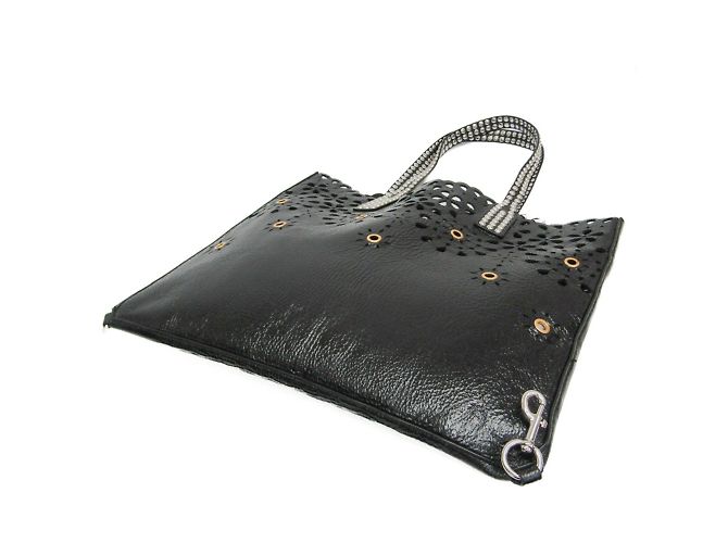 Bolsa Wingman decorada com corte a laser Marc Jacobs Preto Multicor - vista 2