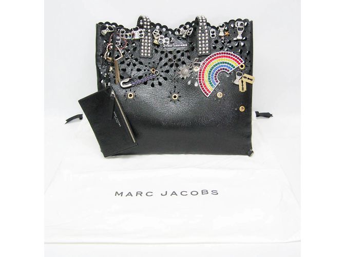 Bolsa Wingman decorada com corte a laser Marc Jacobs Preto Multicor - vista 4