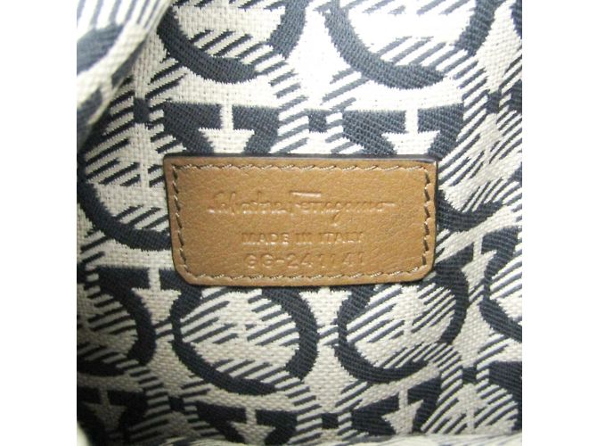 Borsa a tracolla Gancini di Salvatore Ferragamo Marrone - vista 13