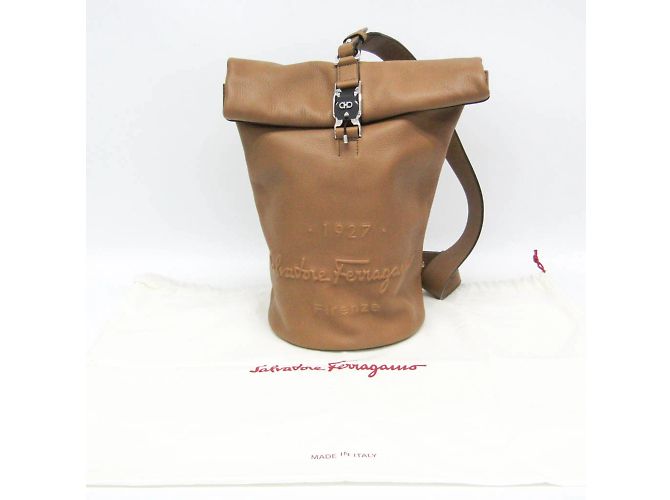 Borsa a tracolla Gancini di Salvatore Ferragamo Marrone - vista 4