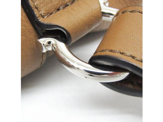 Borsa a tracolla Gancini di Salvatore Ferragamo Marrone - vista 8