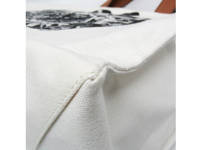 Stella Mc Cartney Tote grande della collaborazione Stella McCartney Beatles Marrone Bianco sporco - vista 5