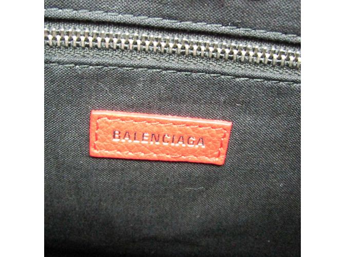 Everyday Borsa da shopping Balenciaga XXS 555140 Nero Rosso - vista 10