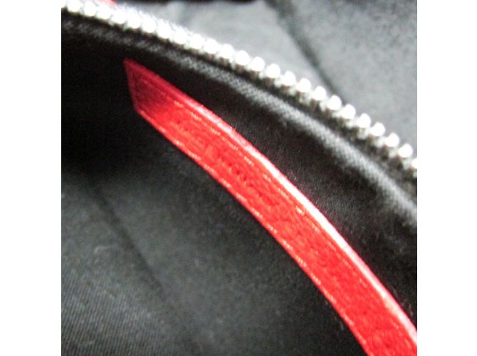 Everyday Borsa da shopping Balenciaga XXS 555140 Nero Rosso - vista 11