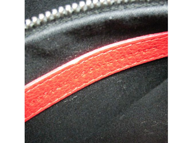 Everyday Borsa da shopping Balenciaga XXS 555140 Nero Rosso - vista 12