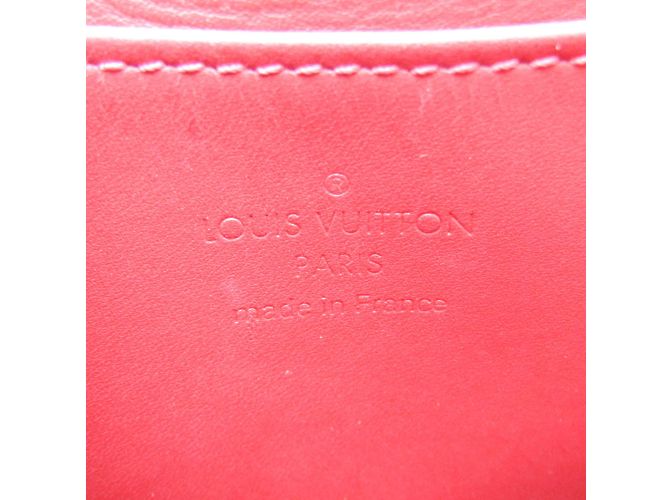Monedero con cremallera Monogram Vernis Louis Vuitton Roja - vista 10