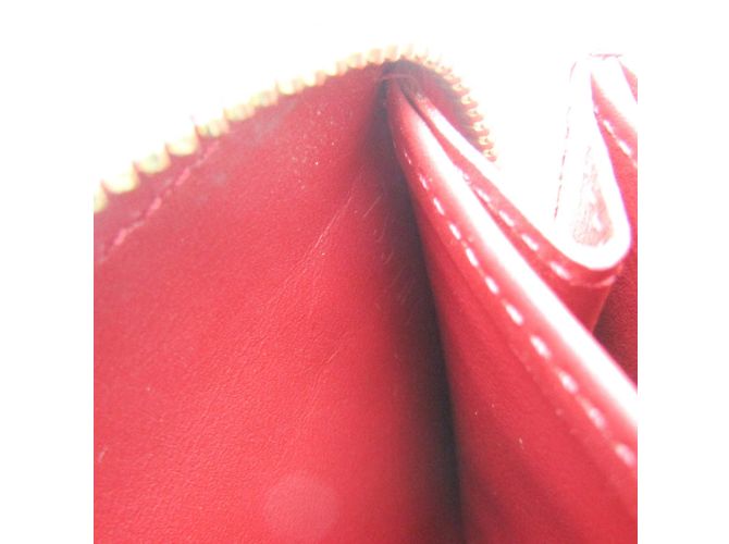 Monedero con cremallera Monogram Vernis Louis Vuitton Roja - vista 11