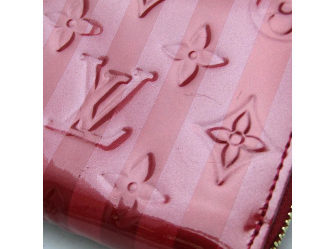 Monedero con cremallera Monogram Vernis Louis Vuitton Roja - vista 4