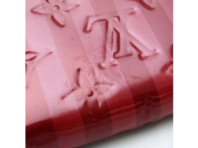 Monedero con cremallera Monogram Vernis Louis Vuitton Roja - vista 5