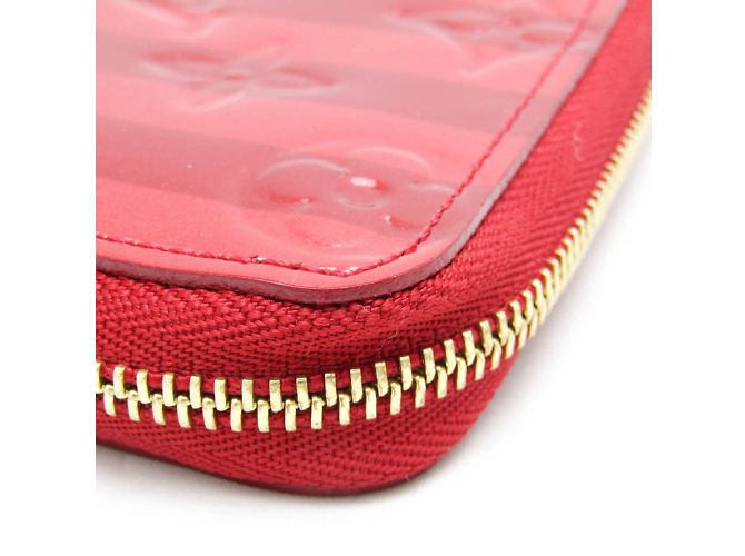 Monedero con cremallera Monogram Vernis Louis Vuitton Roja - vista 7