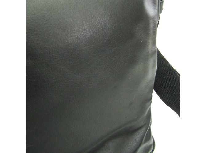 Borsa a spalla in pelle donna Prada BANDOLIERA VA0785 Nero - vista 10