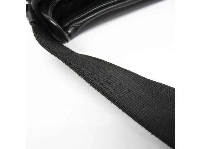 Borsa a spalla in pelle donna Prada BANDOLIERA VA0785 Nero - vista 11