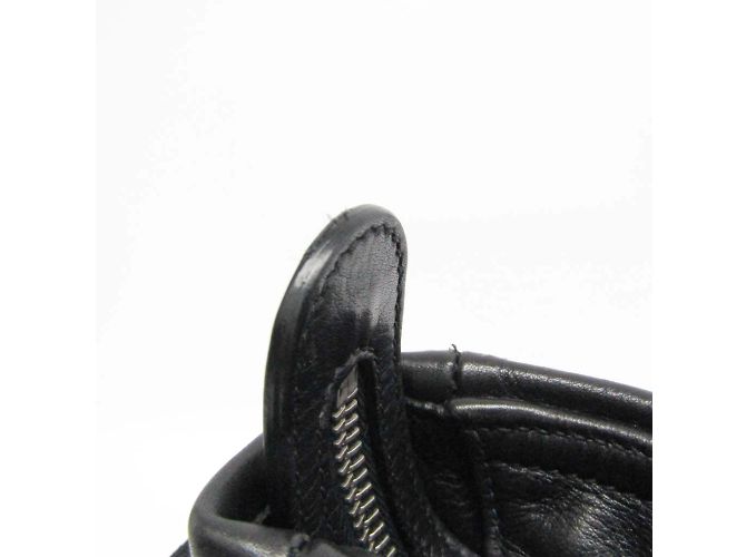 Borsa a spalla in pelle donna Prada BANDOLIERA VA0785 Nero - vista 9