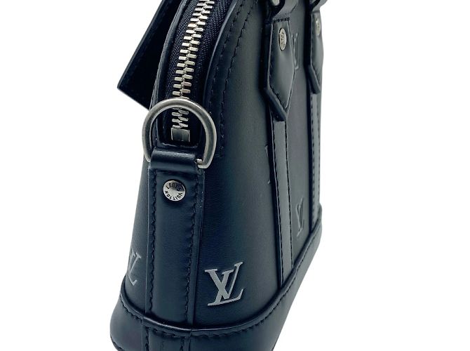 Borsa Louis Vuitton Nano Alma Pharrell Williams Nero - vista 11