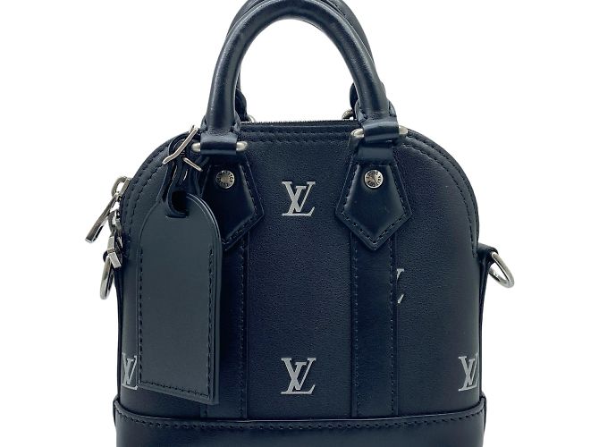 Borsa Louis Vuitton Nano Alma Pharrell Williams Nero - vista 2