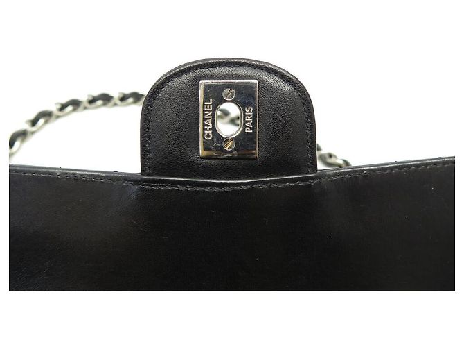 BORSA CHANEL CLASSICA 11.12 MEDIA TIMELESS IN PELLE QUILTED NERA Nero - vista 11