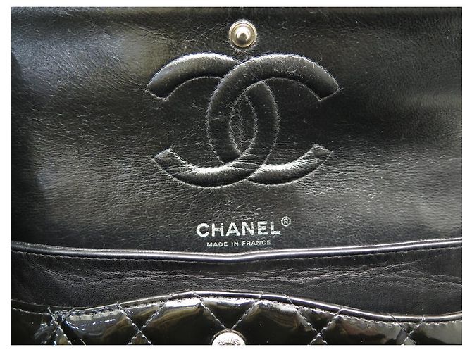 BORSA CHANEL CLASSICA 11.12 MEDIA TIMELESS IN PELLE QUILTED NERA Nero - vista 13