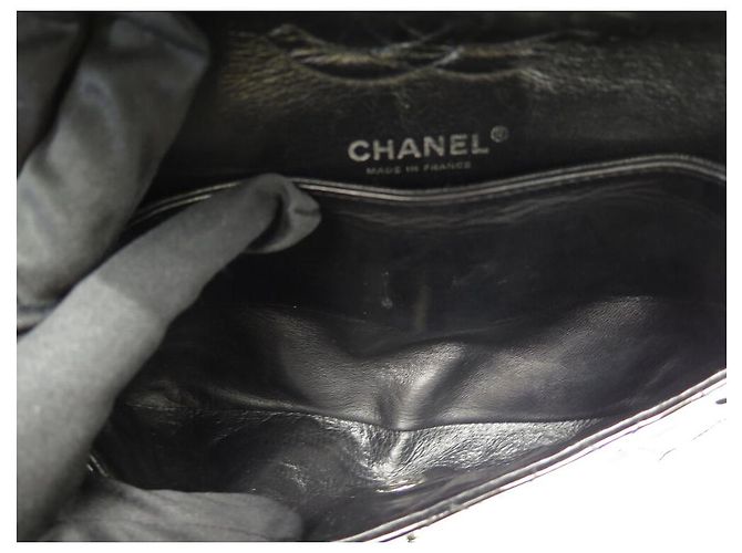 BORSA CHANEL CLASSICA 11.12 MEDIA TIMELESS IN PELLE QUILTED NERA Nero - vista 15