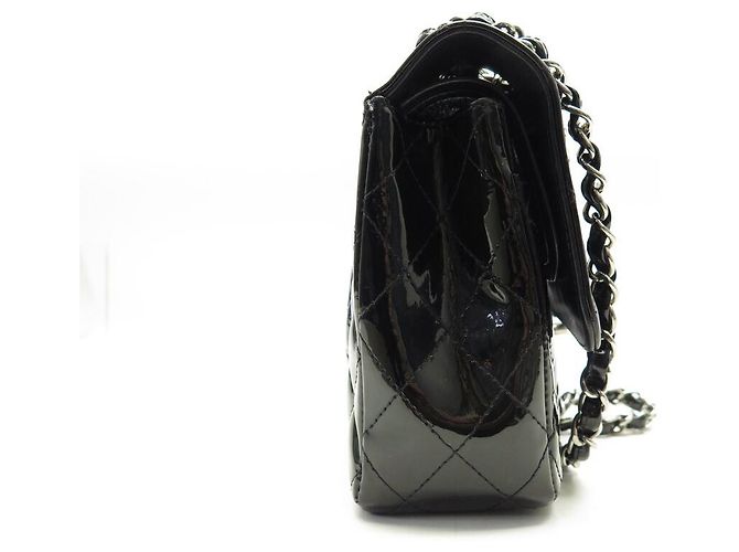 BORSA CHANEL CLASSICA 11.12 MEDIA TIMELESS IN PELLE QUILTED NERA Nero - vista 4