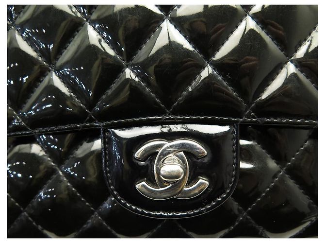 BORSA CHANEL CLASSICA 11.12 MEDIA TIMELESS IN PELLE QUILTED NERA Nero - vista 7
