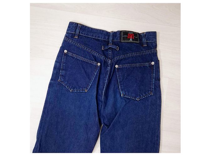 Jean Paul Gaultier Jeans mom de cintura alta de JP Gaultier Azul - vista 8