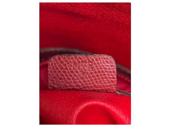 Céline Bolide Modell Tasche - Handtragbar oder Schultergurt - Bordeauxfarbe Rot - Ansicht 10