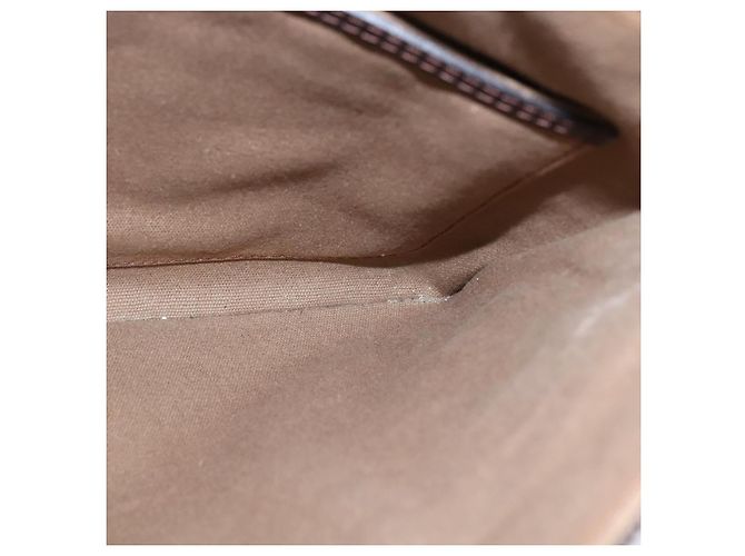 LOUIS VUITTON Utah Shawnee MM Borsa a Spalla in Pelle Marrone M93453 LV Auth hk1878 - vista 18