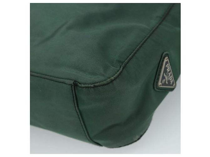 Borsa a Spalla PRADA in Nylon Verde Auth ep7022 - vista 15