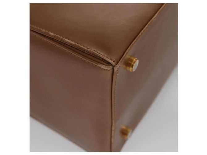 Borsa Boston in pelle beige oro Salvatore Ferragamo Auth ti2472 D'oro - vista 15