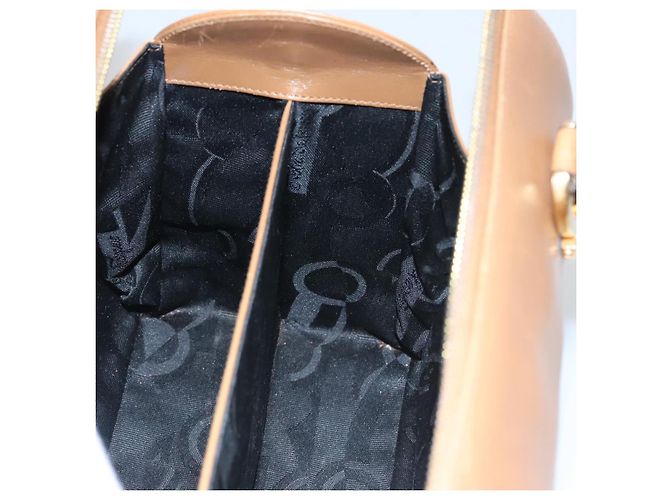 Borsa Boston in pelle beige oro Salvatore Ferragamo Auth ti2472 D'oro - vista 18