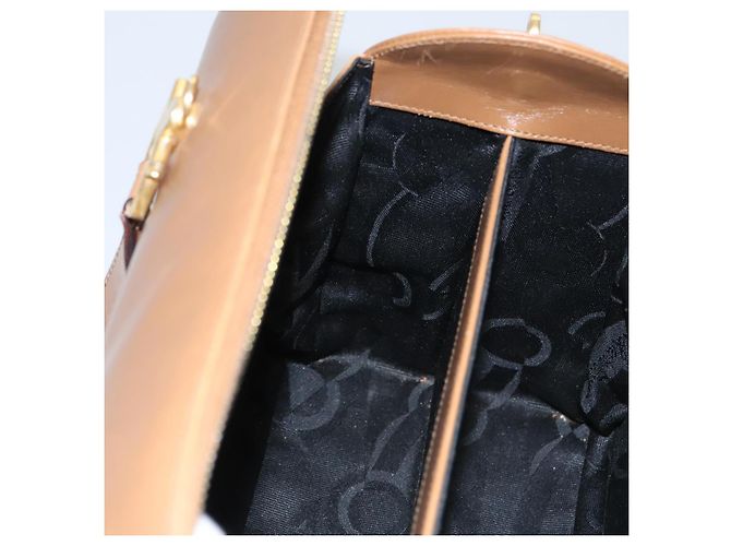 Borsa Boston in pelle beige oro Salvatore Ferragamo Auth ti2472 D'oro - vista 20