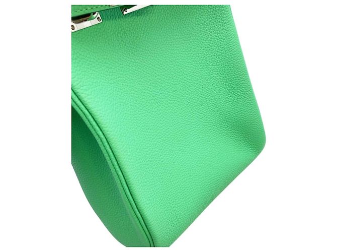 Hermès Sac à dos Hermes Kelly Akkad PM Vert Comic Togo Vert clair - vue 6