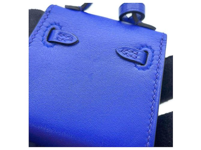 Hermès Charm Kelly Doll Bijoux de Sac Hermes Rosso Blu - vista 6