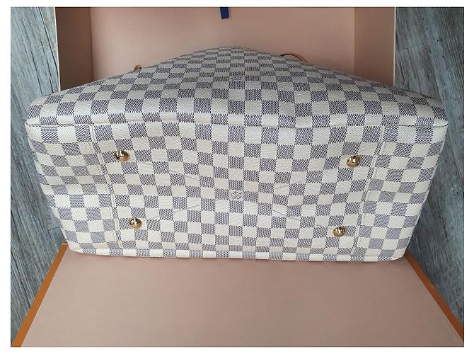 Louis Vuitton Artsy Azur MM Bianco - vista 3