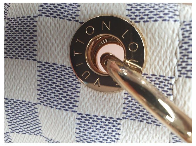Louis Vuitton Artsy Azur MM Bianco - vista 4