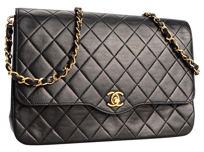Borse CHANEL T. Tessuto Nero - vista 4
