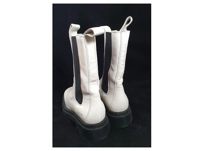 Autre Marque Botines Copenhagen Studios de piel blanca Talla 39 Blanco - vista 5