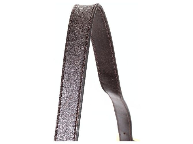 Borsa a spalla Mamma Baguette Fendi Zucca marrone oro D'oro - vista 6