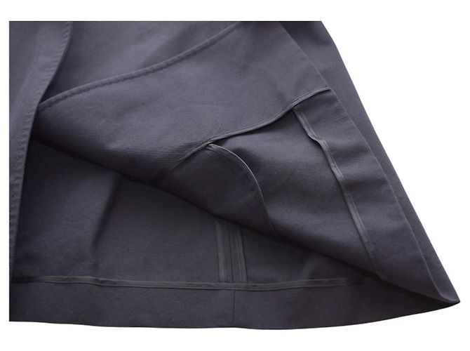 Stella Mc Cartney Chaqueta Stella McCartney de algodón azul corte A-line - vista 7