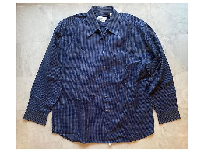 Camicia di flanella Christian Dior Blu navy - vista 2