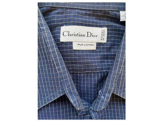 Camicia di flanella Christian Dior Blu navy - vista 3