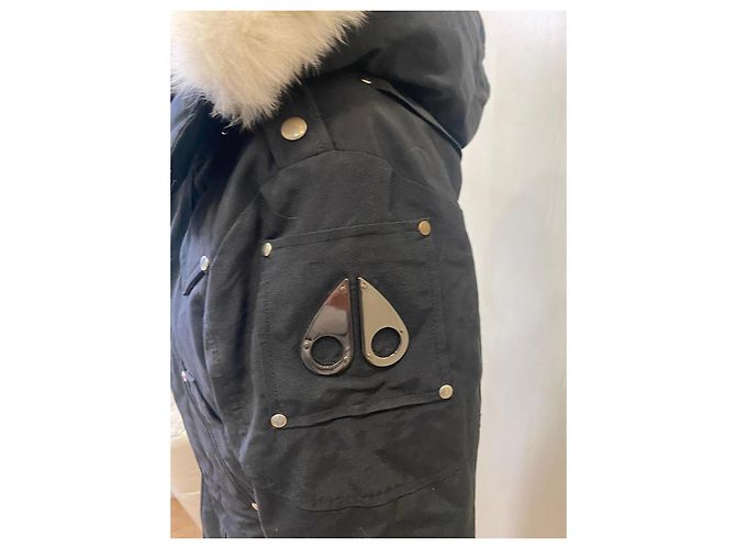 MOOSE KNUCKLES GIACCONE STIRLING PARKA size xs Nero - vista 15
