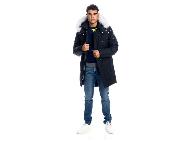 MOOSE KNUCKLES GIACCONE STIRLING PARKA size xs Nero - vista 19