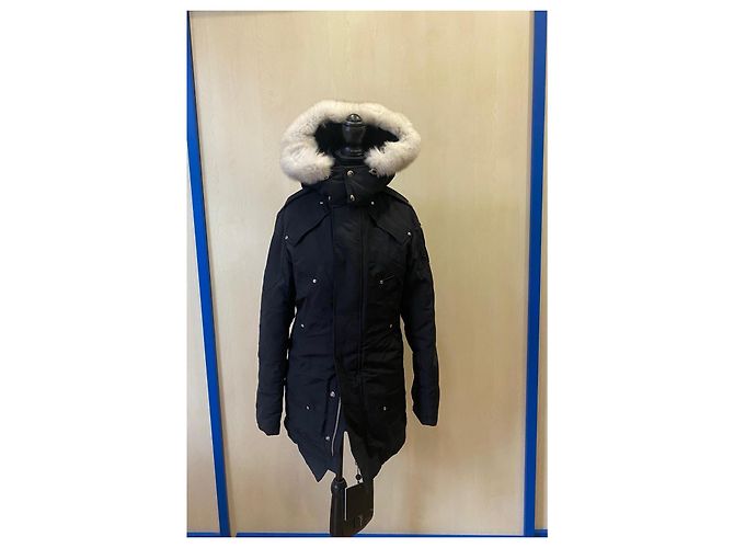 MOOSE KNUCKLES GIACCONE STIRLING PARKA size xs Nero - vista 5