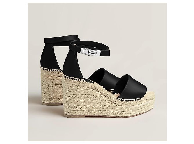 Hermès Tipoli Espadrilles Black - view 3