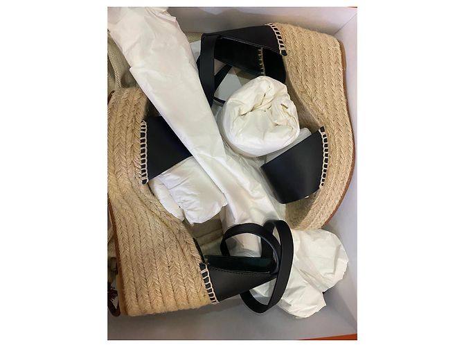 Hermès Tipoli Espadrilles Black - view 9
