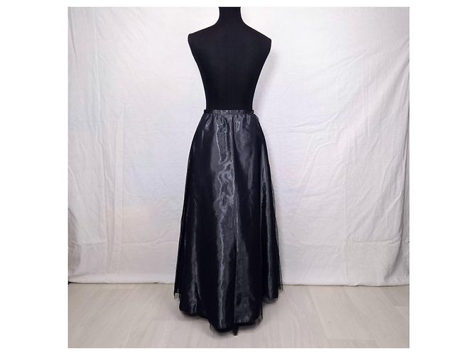 Gonna in tulle da sera lunga Cacharel Grigio - vista 6